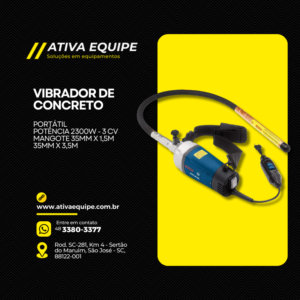 Vibrador de Concreto - Ativa Equipe