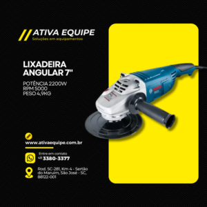 Lixadeira Angular - Ativa Equipe
