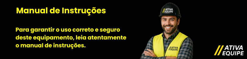 Para garantir o uso correto e seguro deste equipamento, leia atentamente o manual de instruções.