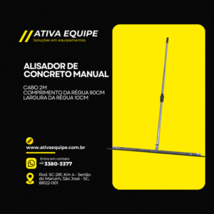 FLOAT ALISADOR DE CONCRETO - ATIVA EQUIPE