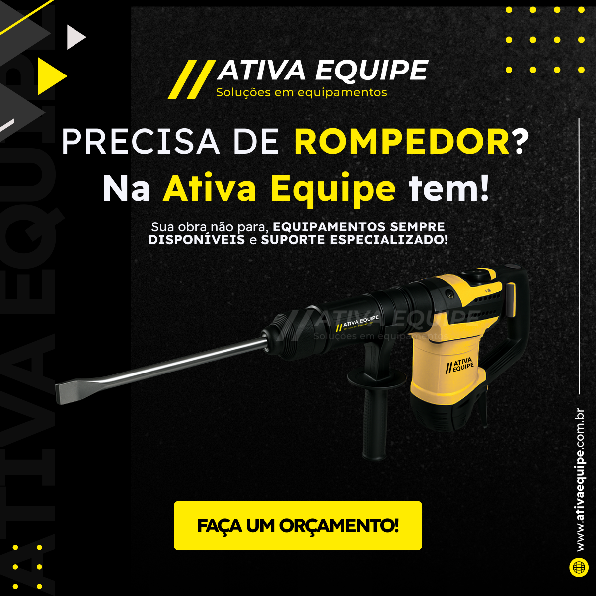 Locação Aluguel de equipamentos e máquinas São José Palhoça Biguaçu e Florianópolis